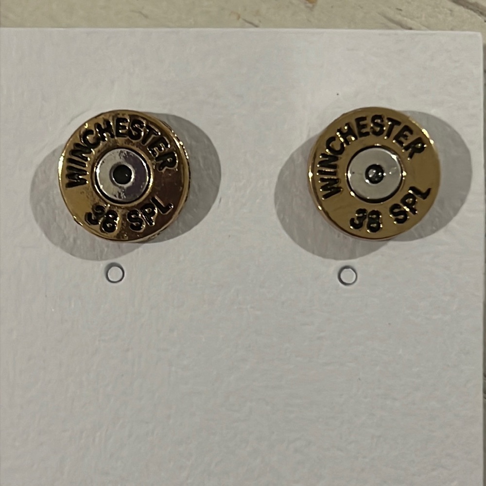 Winchester bullet earrings BNIP (ammo)